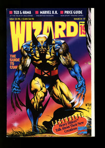 Wizard The Guide To Comics #19 Marvel 1993 Wolverine Cover TPB