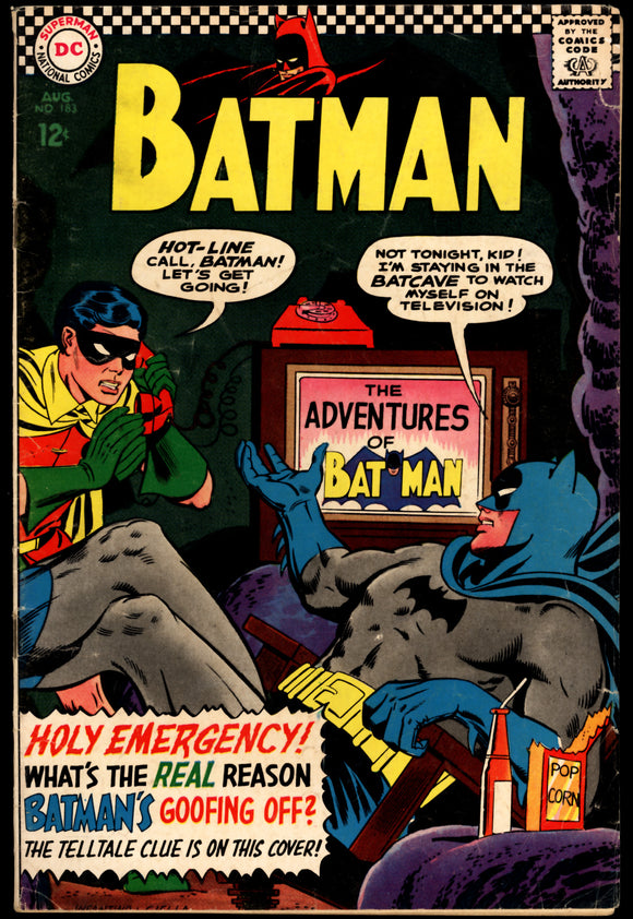 Batman #183 DC 1966 (VG-) 2nd Appearance of Poison Ivy!
