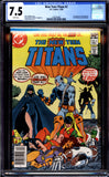 New Teen Titans #2 CGC 7.5 (1980) 1st Deathstroke! NEWSSTAND!