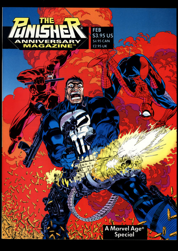 Punisher Anniversary Magazine #1 Marvel Comics 1994 Marvel Age