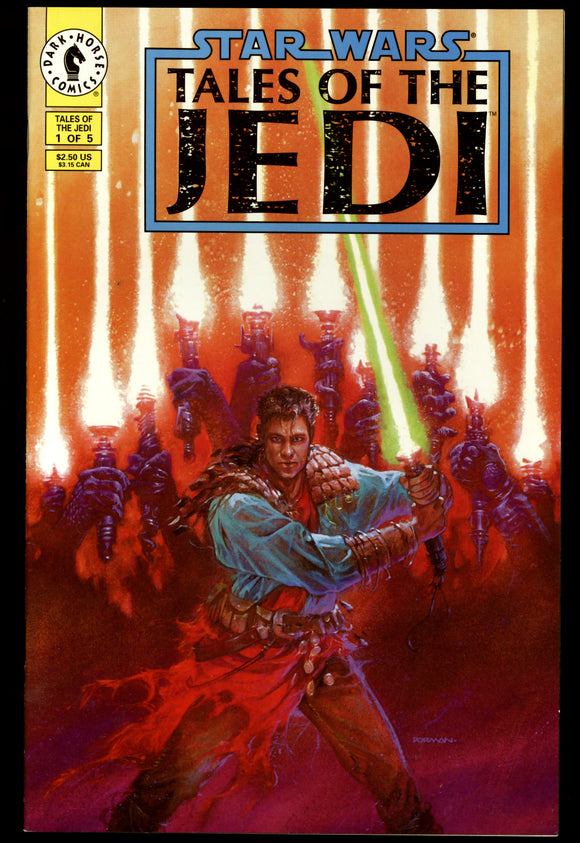 Star Wars: Tales of the Jedi #1-5 Dark Horse 1993 (NM-) Complete Set