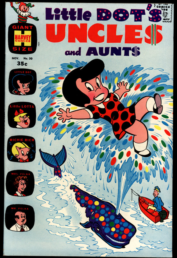 Little Dot's Uncles & Aunts #30 Harvey 1969 (VF/NM) Giant Size