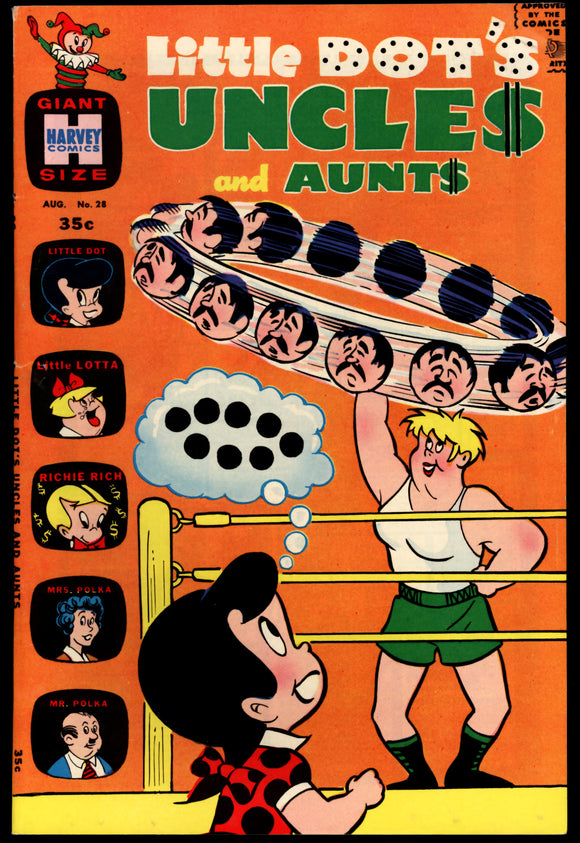 Little Dot's Uncles & Aunts #28 Harvey 1969 (VF+) Giant Size