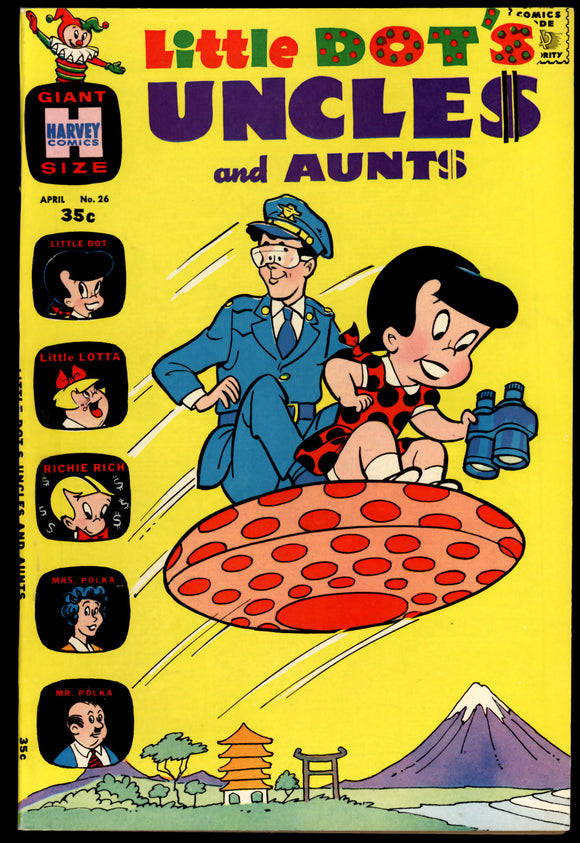Little Dot's Uncles & Aunts #26 Harvey 1968 (NM-) Giant Size