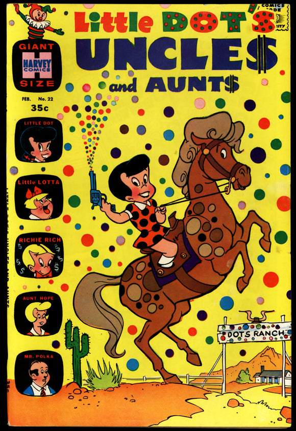Little Dot's Uncles & Aunts #22 Harvey 1968 (VF/NM) Giant Size
