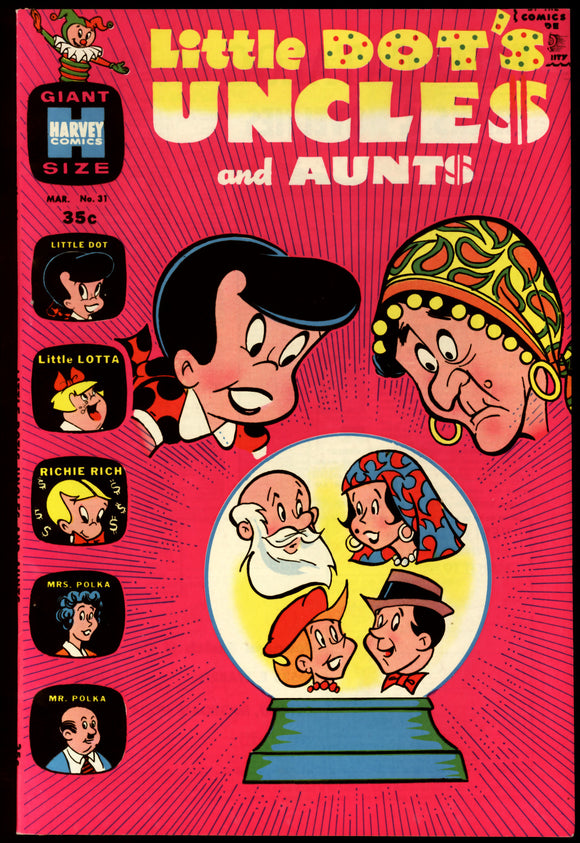 Little Dot's Uncles & Aunts #31 Harvey 1970 (NM) Giant Size