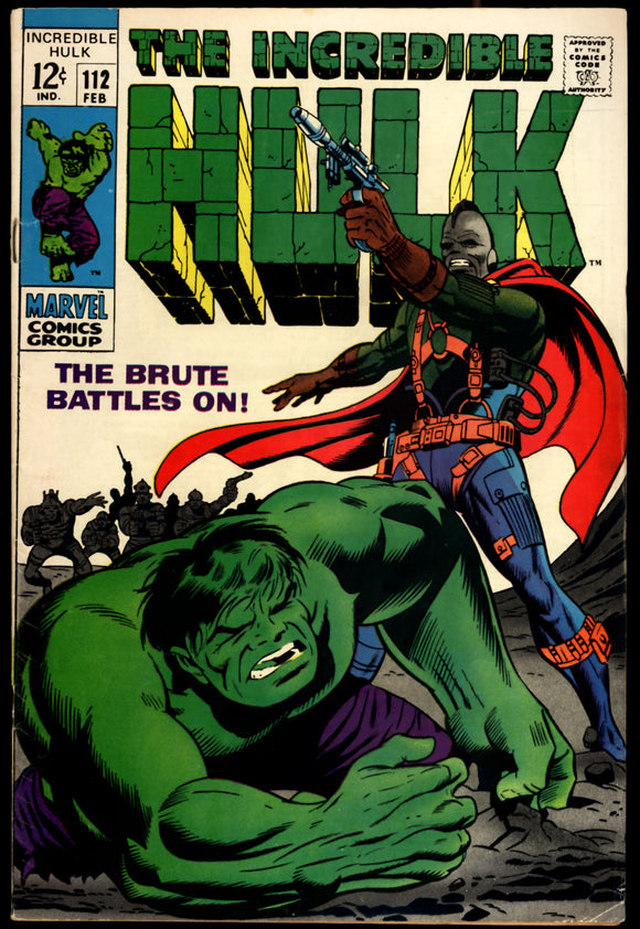 Incredible Hulk #112 Marvel 1969 (FN+) Origin of Galaxy Master!