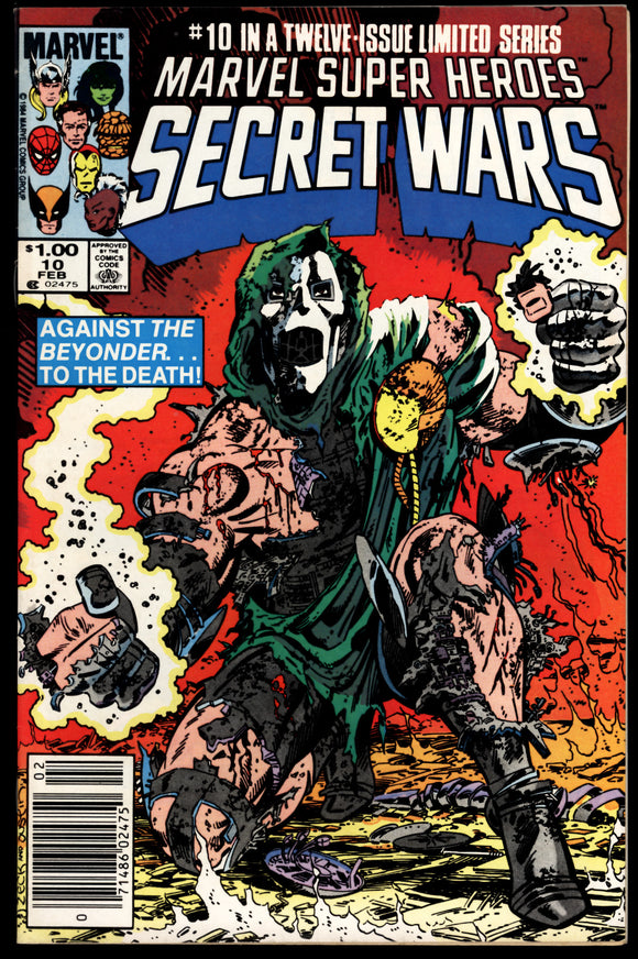 Marvel Super Heroes Secret Wars #10 1985 (VF+) Canadian Price Variant
