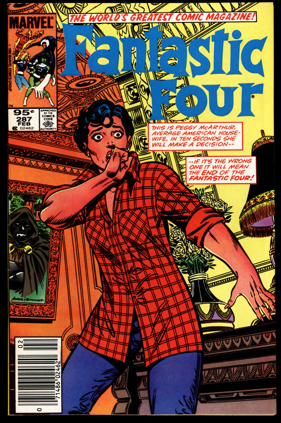 Fantastic Four #287 Marvel 1986 (VF/NM) Canadian Price Variant!