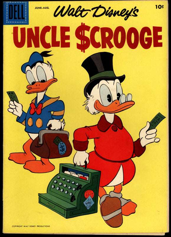 Walt Disney's Uncle Scrooge Vol. 1 #22 Dell 1958 (FN/VF) Carl Barks Art