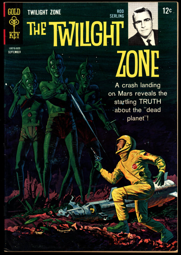 The Twilight Zone #17 Gold Key 1966 (VF-/VF) HIGH GRADE Sci-Fi Cover!