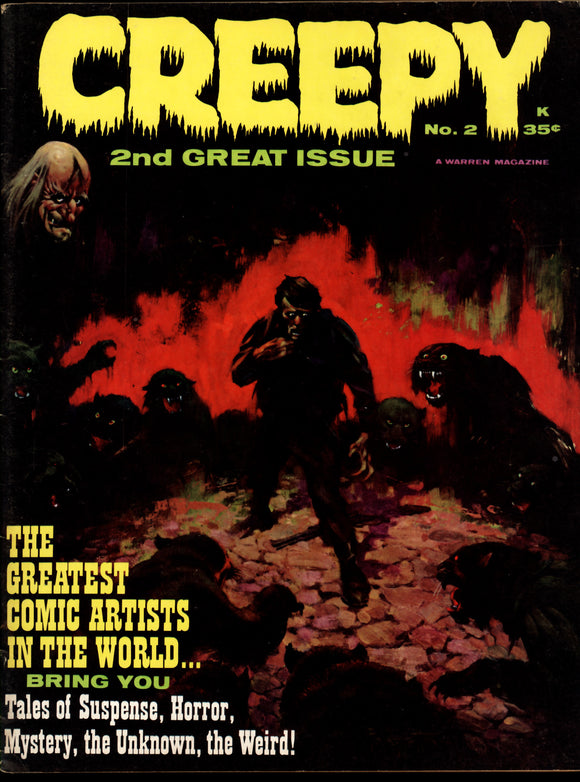 Creepy #2 Warren Publications 1965 (VG/FN) Frank Frazetta Cover