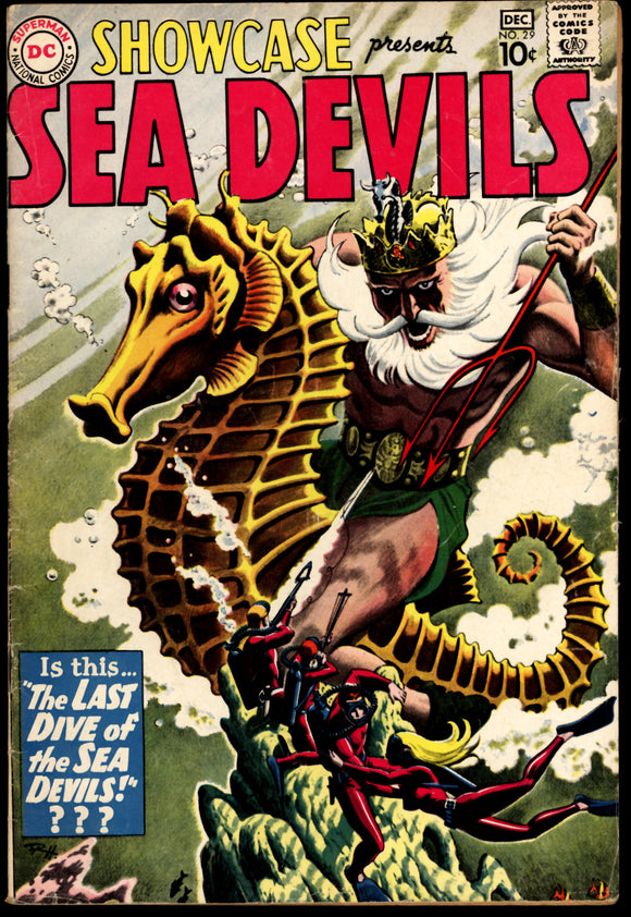 Showcase #29 VG+ (1960) 3rd App. of Sea Devils!