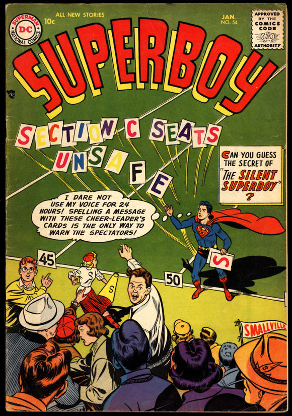 Superboy #54 VG/FN (1957) Silver Age Comic!