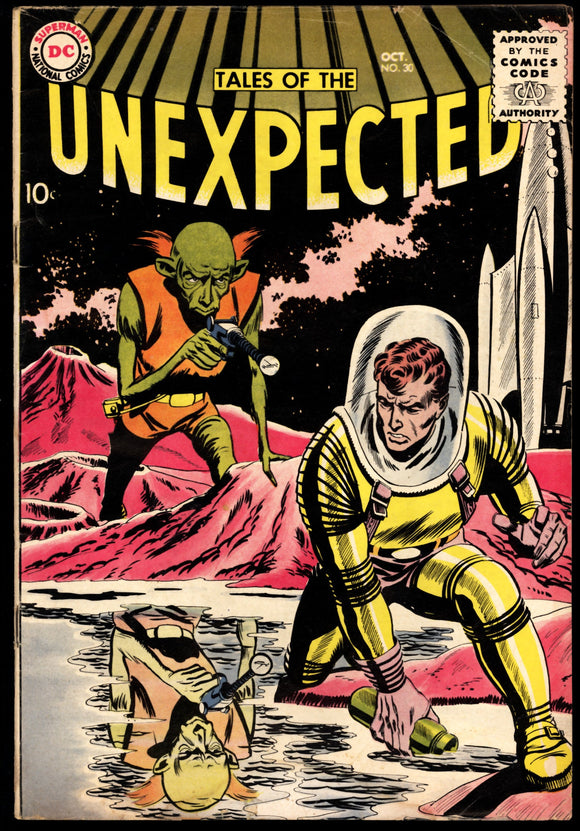 Tales of the Unexpected #30 VG (1958) Sci-Fi cover!