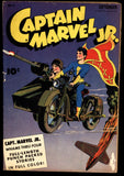 Captain Marvel Jr. #11 VG (1942) Qualified Page cut out Mac Raboy Cover!