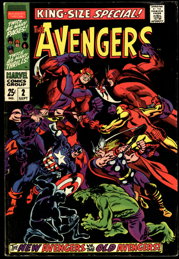 Avengers King Size Special #2 Marvel 1968 (VG+) 1st Scarlet Centurion!