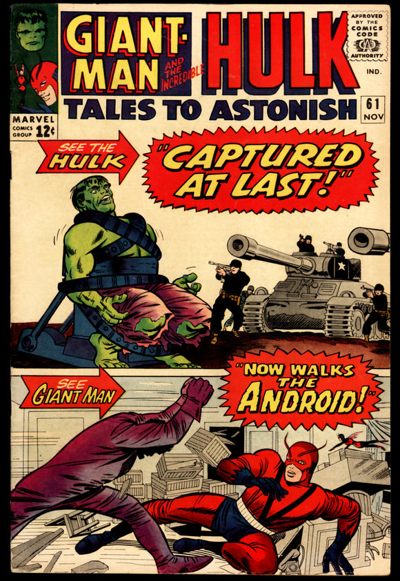 Tales to Astonish #61 Marvel 1964 (FN-) Minor Color Touch on Spine