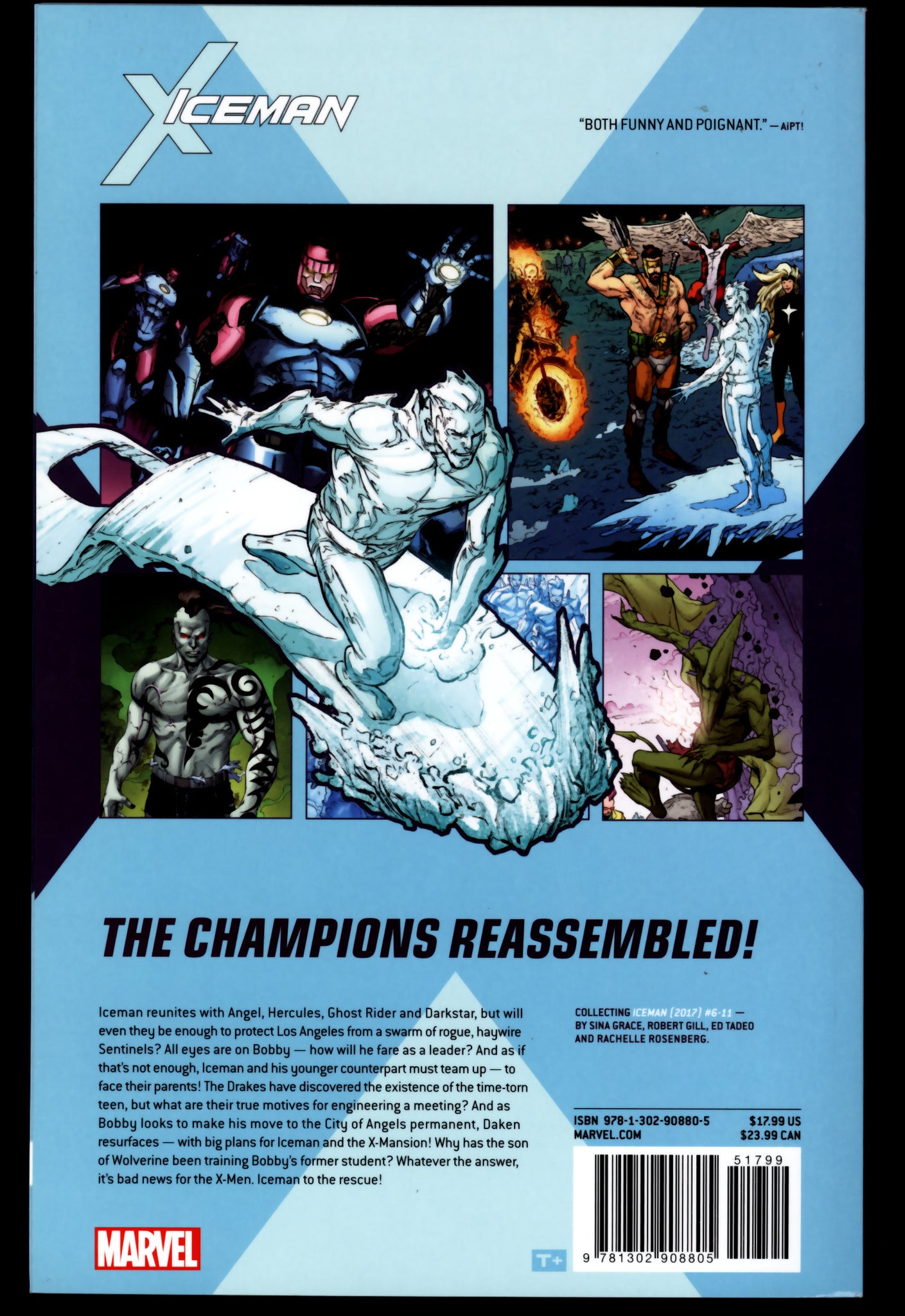 Iceman Vol 2 Absolute Zero Marvel 2018 First Printing Trade Paper