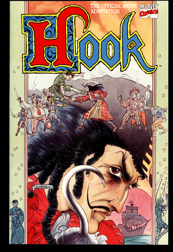 Hook Marvel 1991 First Printing Trade Paper Back