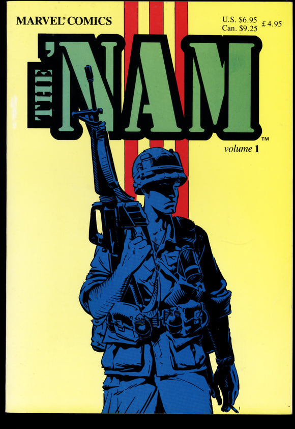 The Nam Vol 1 Marvel Comics 1987 Second Printing Trade Paper Back