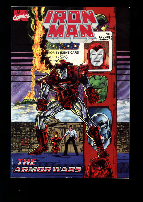 Iron Man The Armor Wars Marvel 1990 First Printing Trade Paper Back