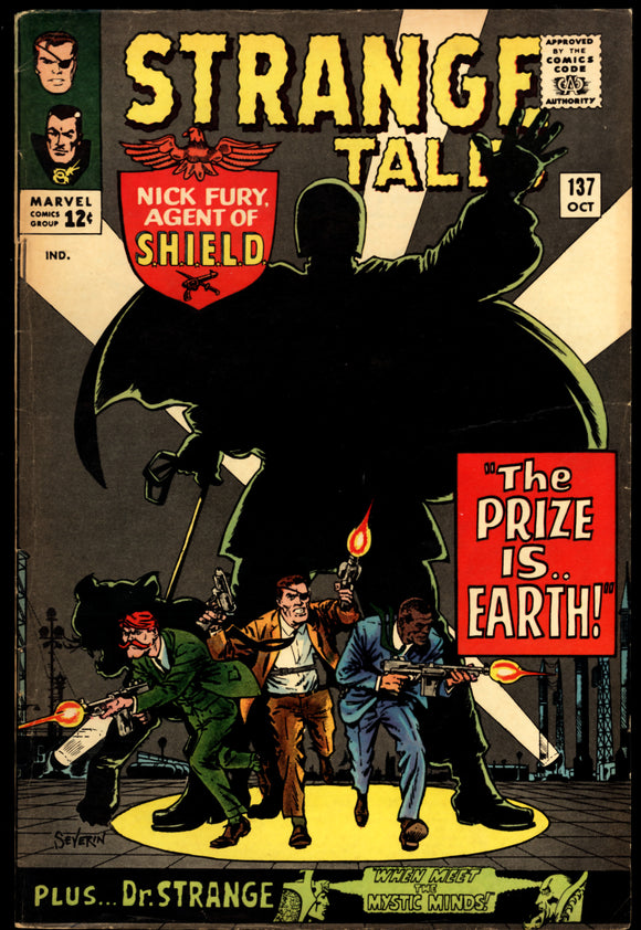 Strange Tales #137 Marvel 1965 (FN-) 3rd App. of Nick Fury!