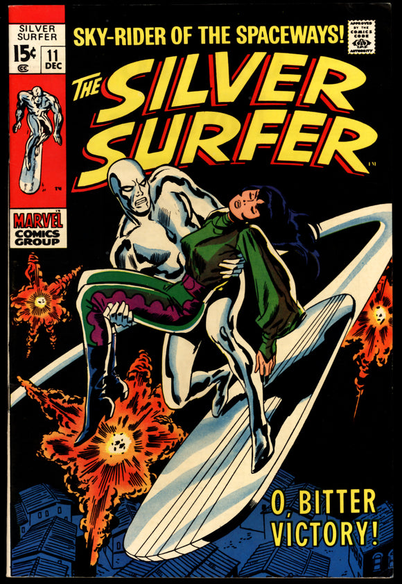 Silver Surfer #11 Marvel 1969 (VF+) Shalla Bal Cover! HIGH GRADE