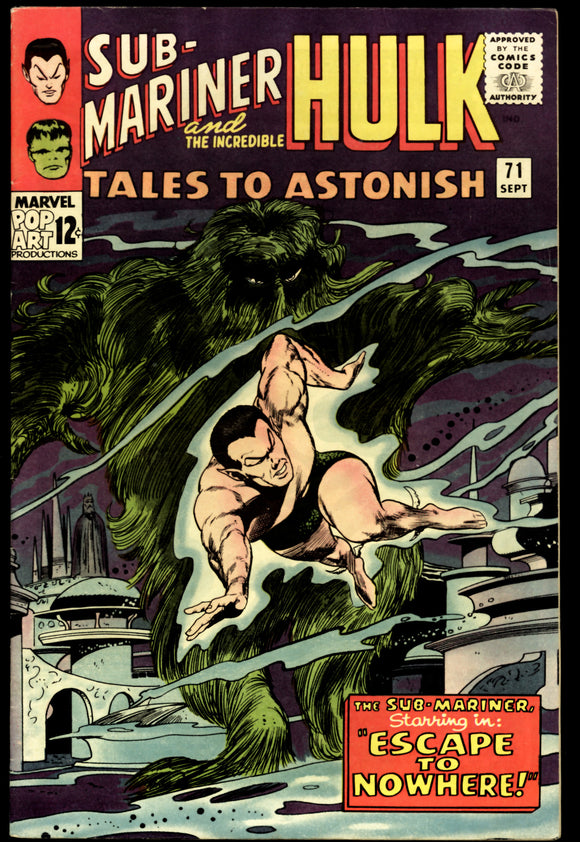 Tales to Astonish #71 Marvel 1965 (FN/VF) Sub Mariner & Hulk Appearance