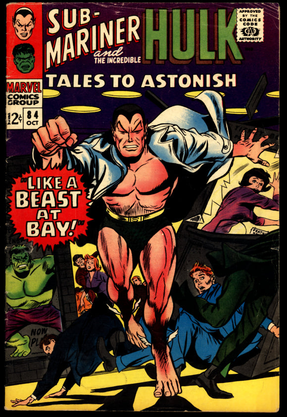 Tales to Astonish #84 Marvel 1966 (VG) Sub Mariner & Hulk Appearance