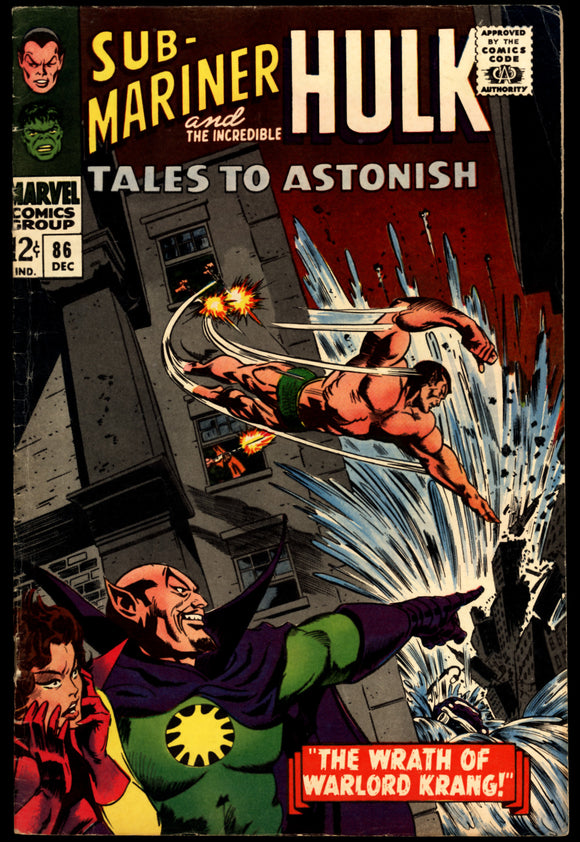 Tales to Astonish #86 Marvel 1966 (VG+) 1st App. of Hulk-Killer!
