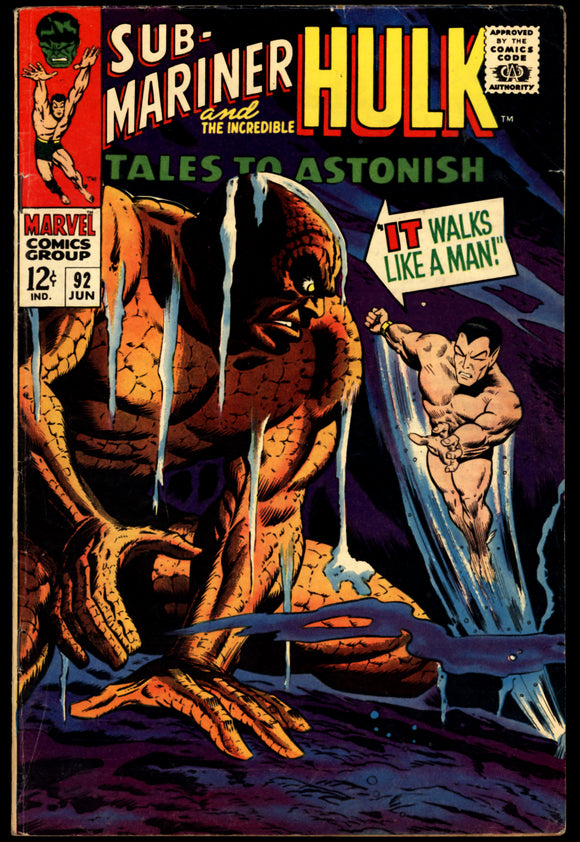 Tales to Astonish #92 Marvel 1967 (VG+) Silver Surfer Cameo!