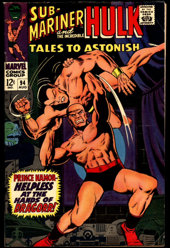 Tales to Astonish #94 Marvel 1967 (FN-) High Evolutionary Appearance