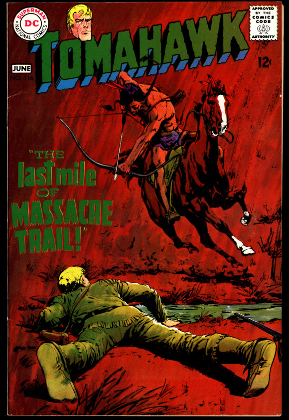 Tomahawk #116 VF- (1968)DC Neal Adams 1st Cover Art in Series!