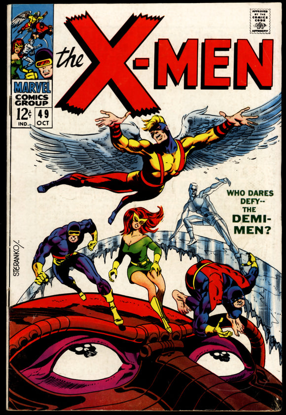 X-Men #49 Marvel 1968 (FN-) 1st Appearance of Polaris! Steranko Cover!