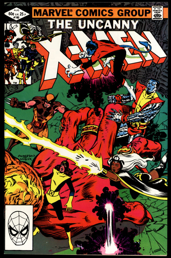 Uncanny X-Men #160 Marvel 1982 (NM-) 1st Adult Illyana Rasputin (Magik)