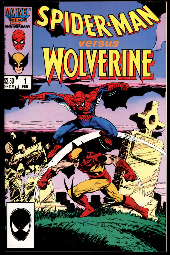 Spider-Man vs Wolverine #1 NM- 1st app. of Charlemagne!