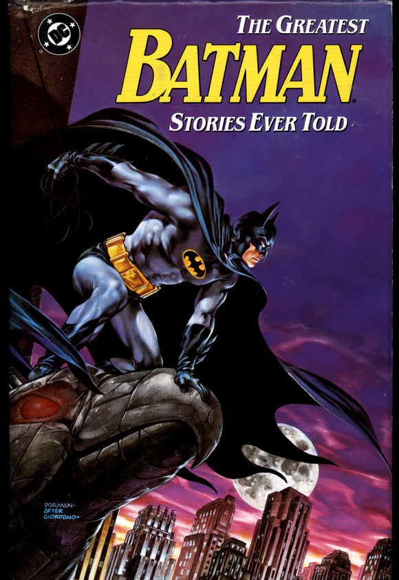 The Greatest Batman Stories Ever Told 1988 First Printing Hard Cover