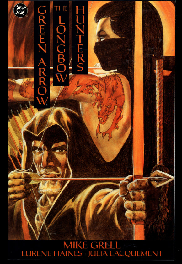 Green Arrow The Longbow Hunters DC 1989 First Printing Trade Paper Back