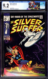 Silver Surfer #4 CGC 9.2 (1969) Classic Silver Surfer vs Thor cover!