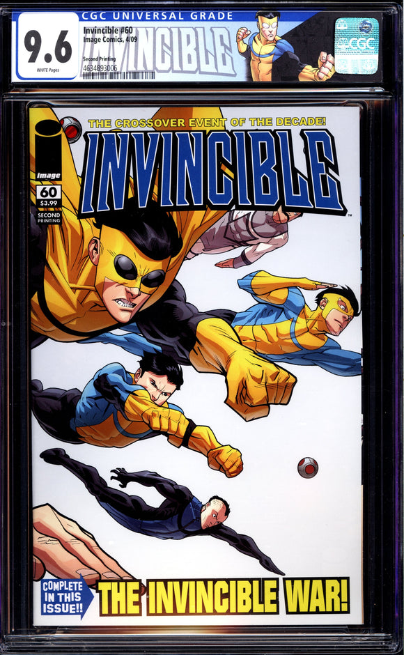Invincible #60 CGC 9.6 (2009) RARE 2nd Printing! VERY SCARCE!
