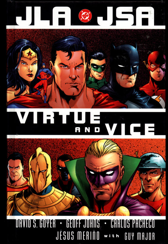 JLA / JSA Virtue And Vice DC Comics 2002 First Printing Hard Cover