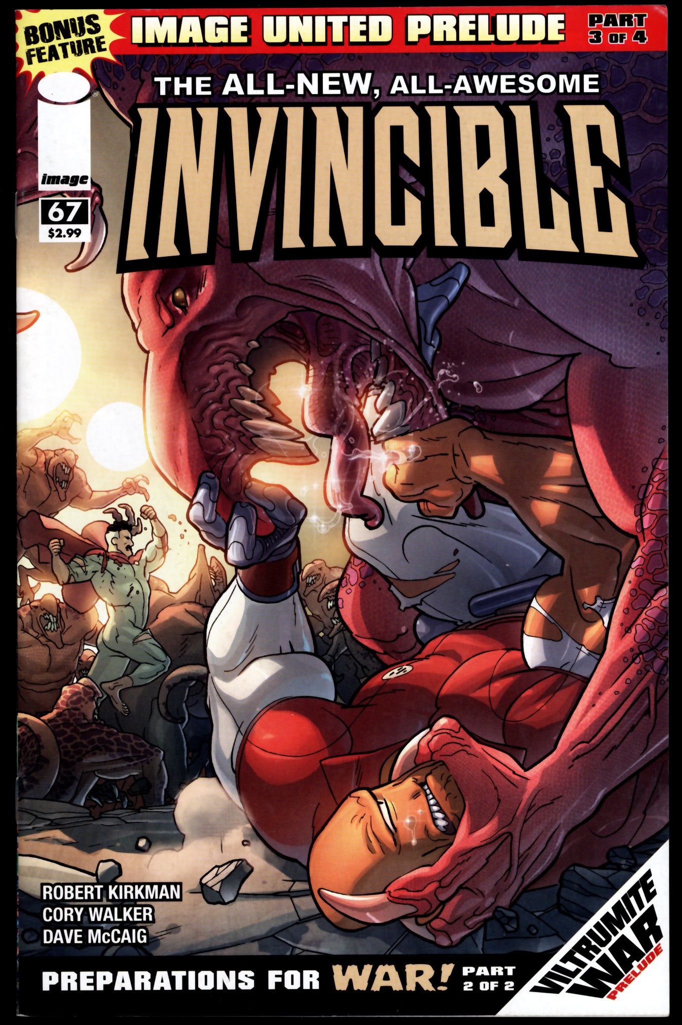 Invincible #67 VF/NM (2009) Low Print Run! 1st Full Space Racer ...