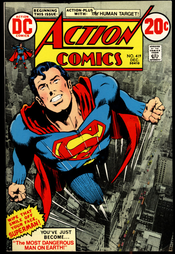 Action Comics #419 VF- (1972) 1st app. of Human Target!
