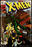 X-Men #60 GD+  (1969) 1st app. of Sauron! Water Damaged!