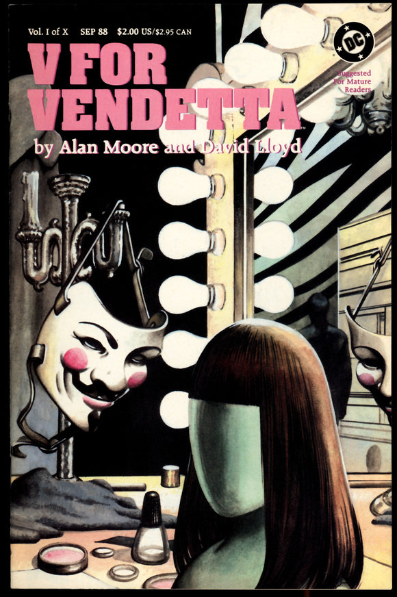 V for Vendetta #1 DC 1988 (NM+) Alan Moore! Wraparound Cover!