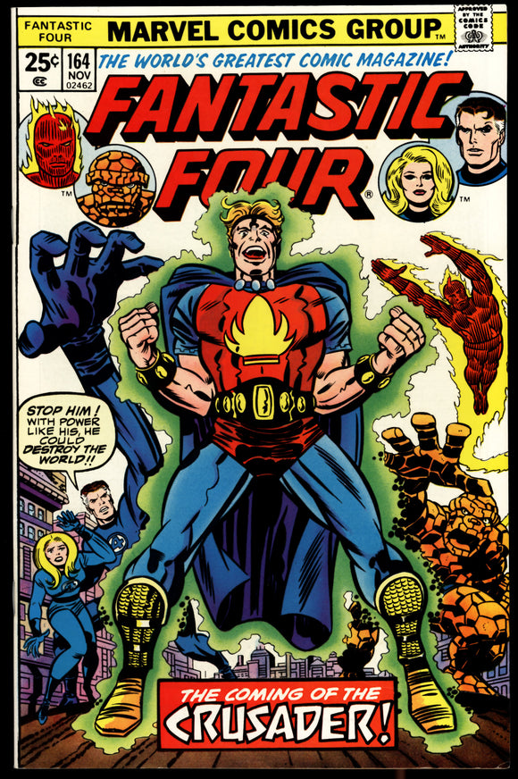 Fantastic Four #164 VF/NM (1975) 1st Frankie Race, 1st Crusader!