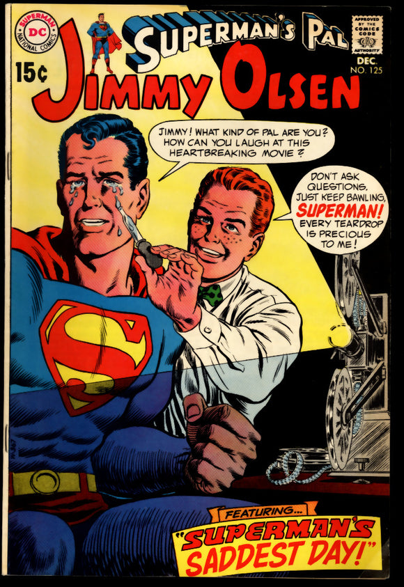Superman's Pal Jimmy Olsen #125 FN+ (1969) Curt Swan cover.