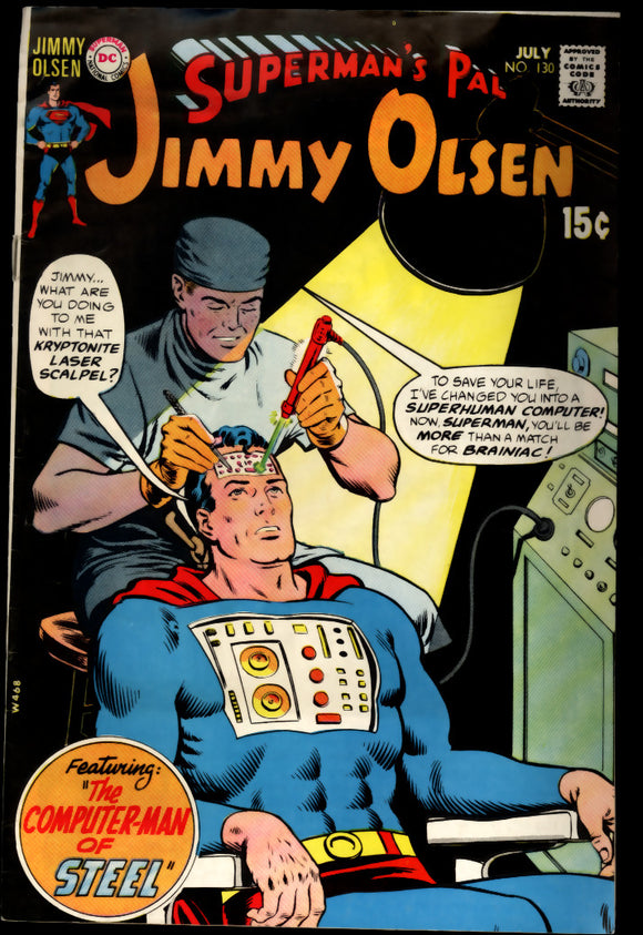 Superman's Pal Jimmy Olsen #130 FN+ (1970) Robin appearance.
