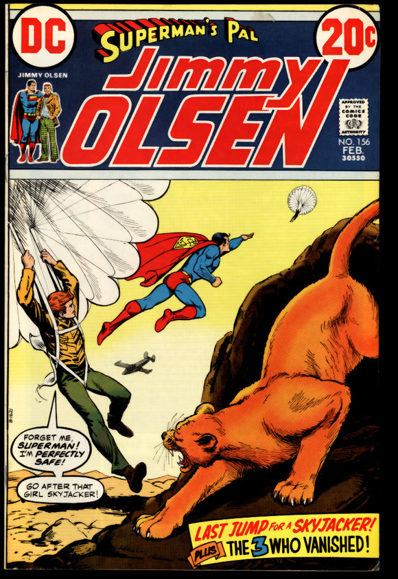 Superman's Pal Jimmy Olsen #156 FN+ (1973) Nick Cardy cover.